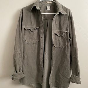 JWN Corduroy Button Shirt